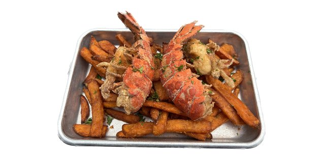 Fried Double Lobster Tail Basket