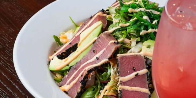 Sesame-Seared Ahi Tuna Salad
