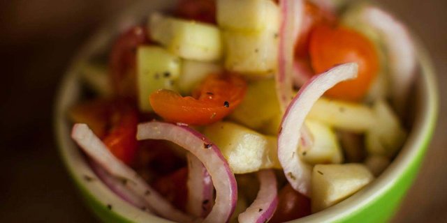 Cucumber-Tomato Salad