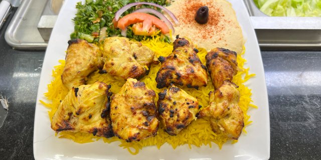 Chicken Kabob Plate