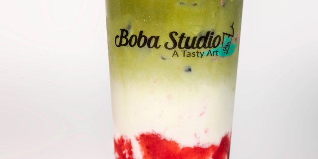 Strawberry Matcha Latte