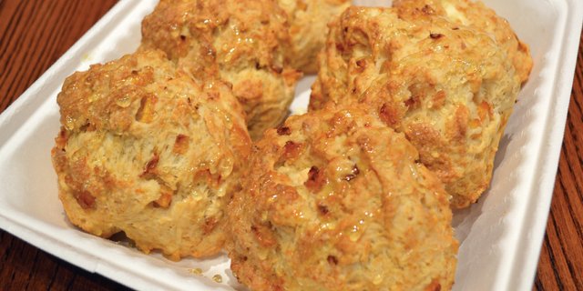 Peach & Goat Cheese Biscuits