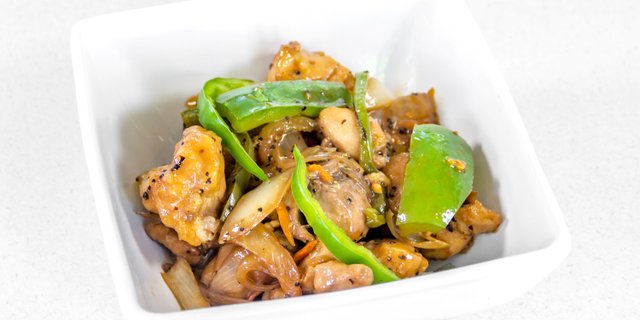 Green Pepper Chicken
