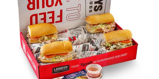 Lennys Favorite Subs Catering Box