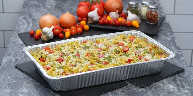 Pesto Baked Ziti
