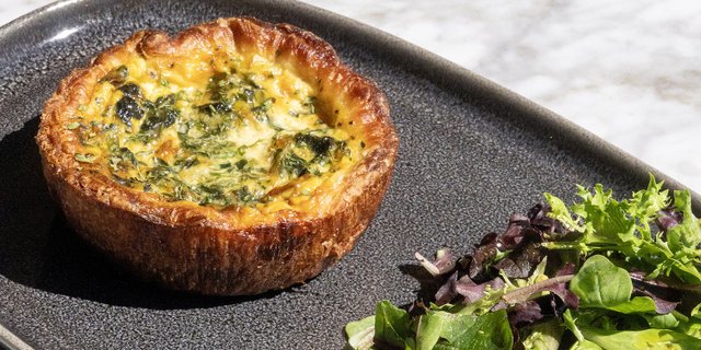 Spinach Quiche Tray