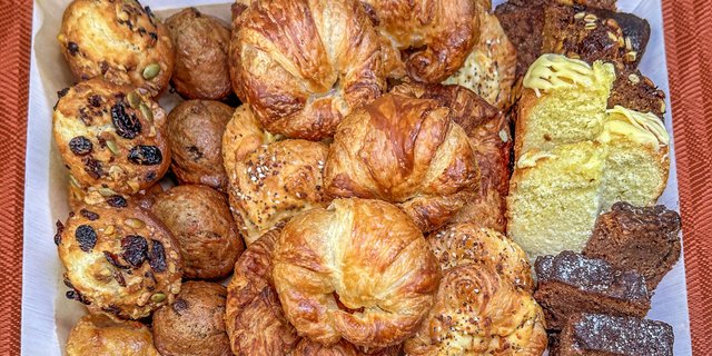Assorted Breakfast Pastries Platter