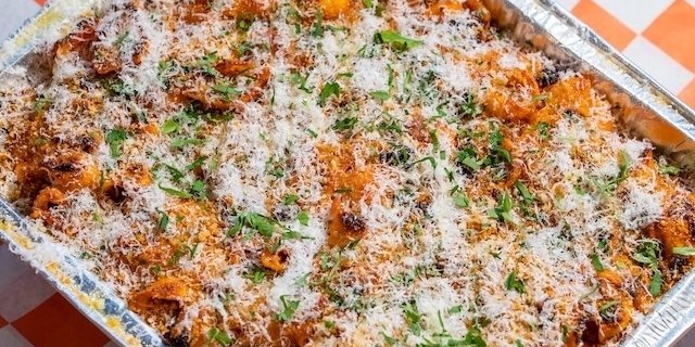 Spicy Baked Shells