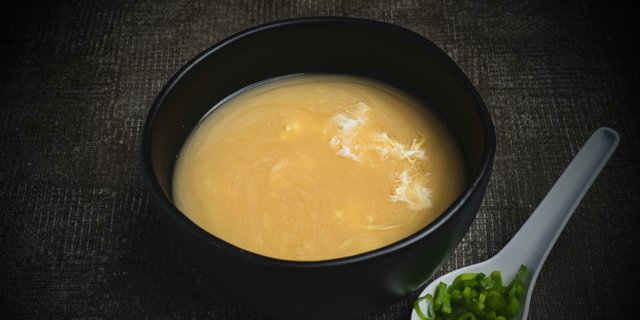 Miso Egg Drop Soup