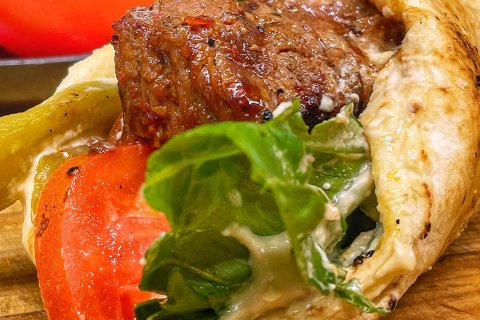 Beef Kebab Wrap