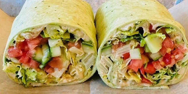 Veggie Hummus Wrap