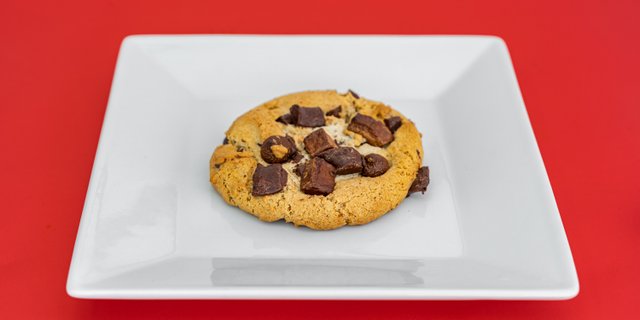 Homemade Triple Chocolate Chip Cookie