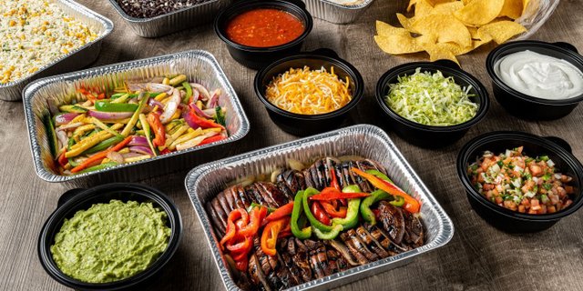 Classic Portobello Mushroom & Veggie Fajitas Buffet