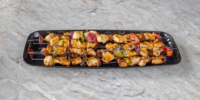 Hawaiian Chicken Skewers Platter