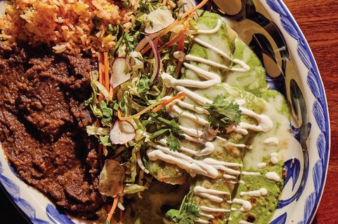 Spinach Enchiladas