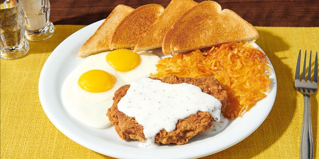 Country Fried Steak & Eggs
