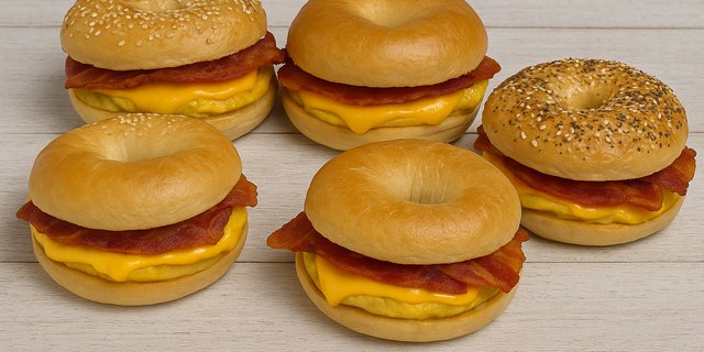 Bacon, Egg & Cheese Bagel Sandwich Box
