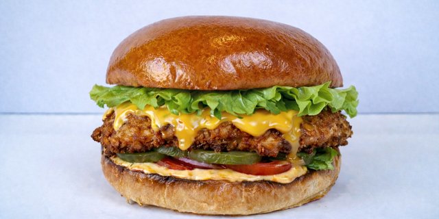 Crispy Fried Chicken Burger