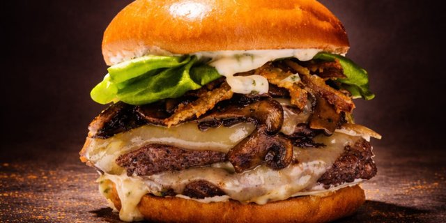 Shroom Truffle Burger
