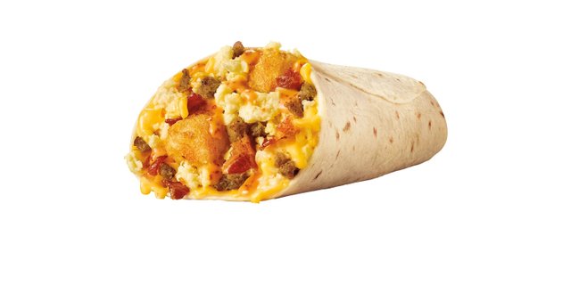 Ultimate Meat & Cheese Breakfast Burrito