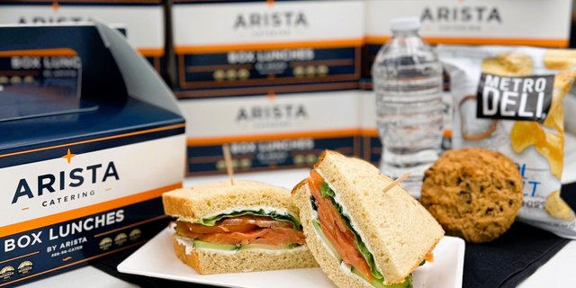 Smoked Salmon Sandwich Box