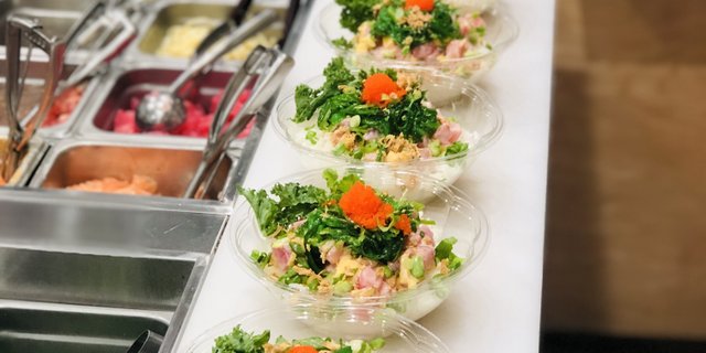 Build-Your-Own Poke Bowls For 10-25 People