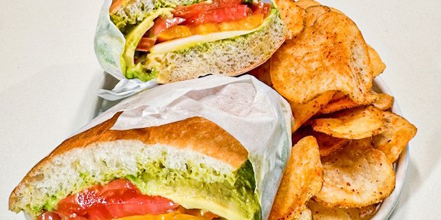ANA's Garden Vegetable Sandwich