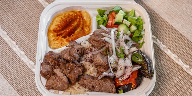 Steak Kebab Plate