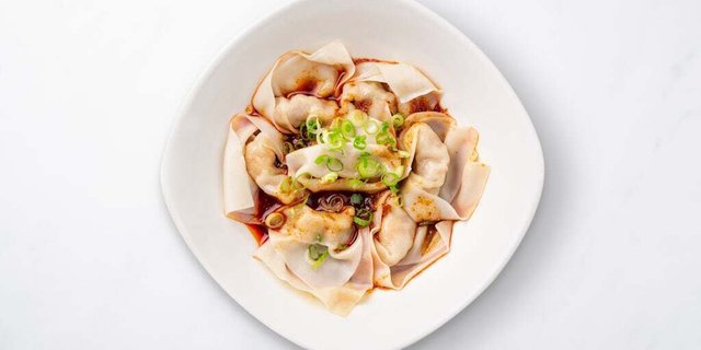 Shrimp & Pork Spicy Wontons