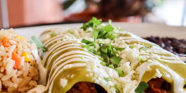 Jack Cheese & Queso Fresco Enchiladas