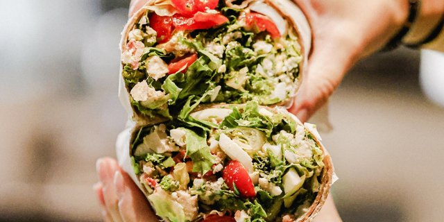 Avocado BLTO Wrap