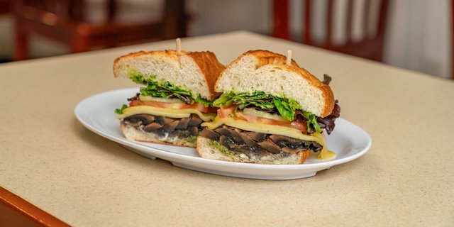 Portobello Mushroom Sandwich