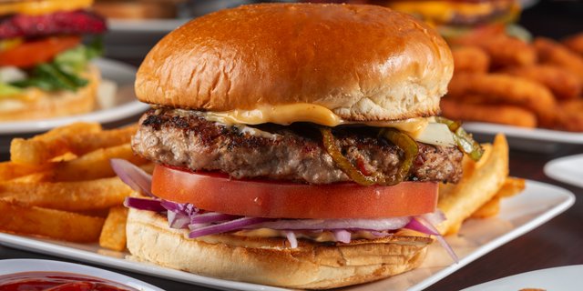 Mushroom Swiss Burger