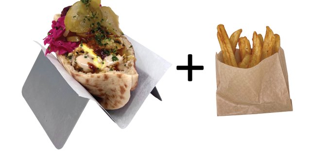 Cilantro Falafel Pocket Combo