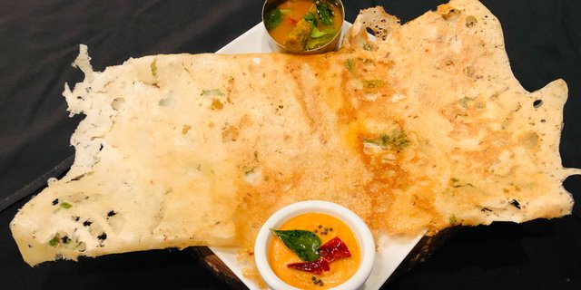 Onion Rava Dosa