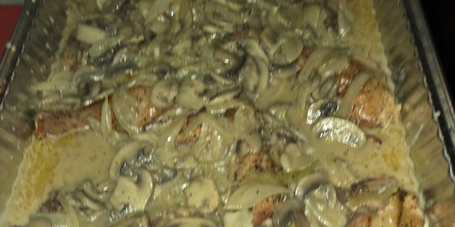 Whole Quartered Chicken w/ Mushrooms
