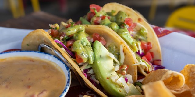 Vegetarian Avocado Tacos Boxed Lunch