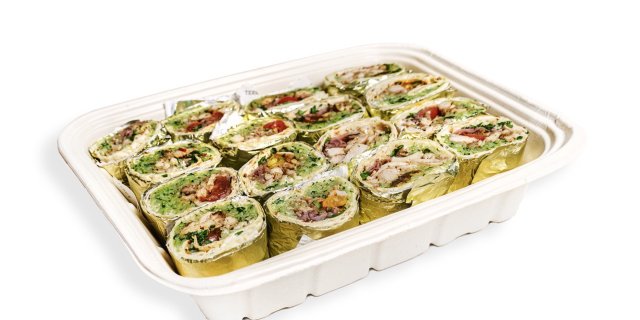 Plant Based Falafel Crunch Wrap Tray