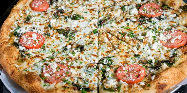 Gluten-Free Popeye & Olive Oil Pizza