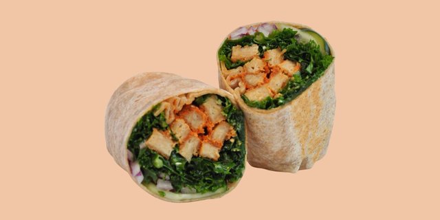 Buffalo Chk'n Kale Caesar Wrap