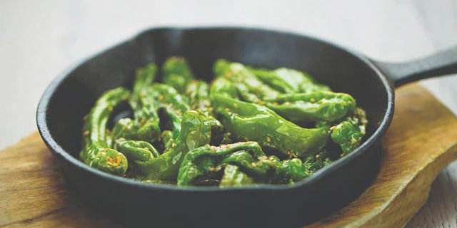 Yuzu Shishito Peppers