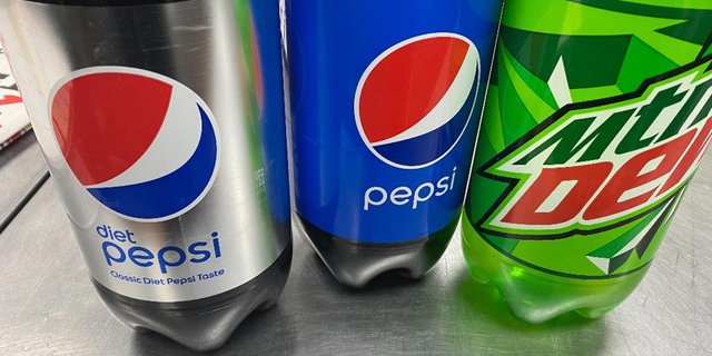 Assorted 2L Soda Bottles