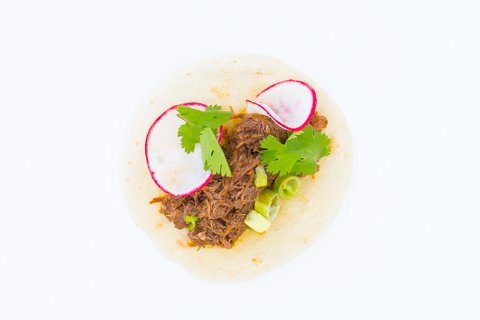 Slow Braised Steak Taco