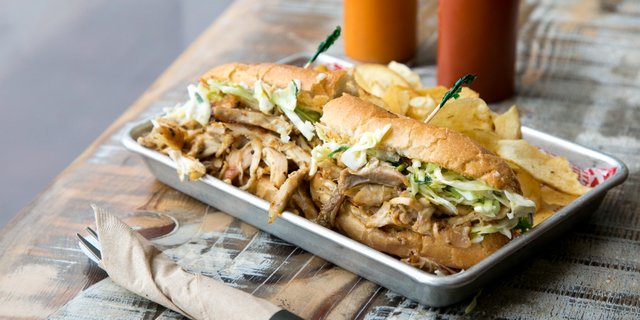 "Flipped" Chicken Sandwich Boxed Lunch