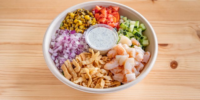 Shrimp Chop Salad Lunch
