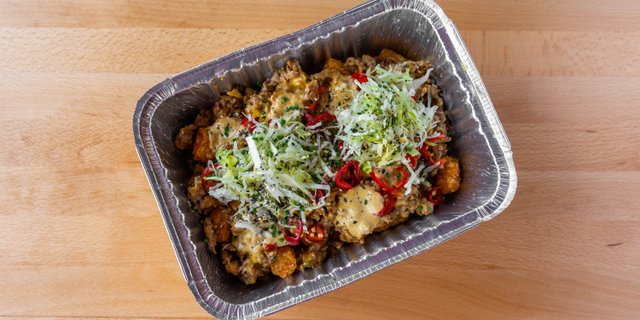 Chopped Cheese Hash Half Pan