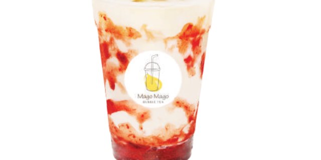 Strawberry Banana Smoothie w/ Whipped Cream