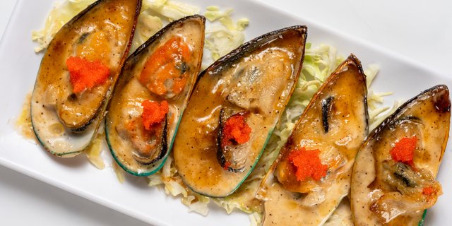 Baked Mussels