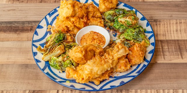 Karage & Brussels Sprouts