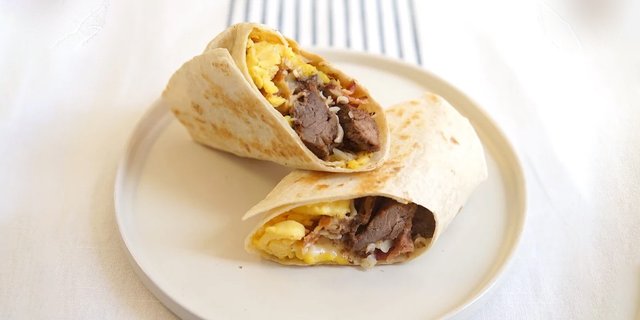 Sausage Breakfast Burrito